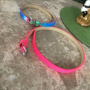 🌸 Kids 2 pcs belt - Brand New - 26.5 inches